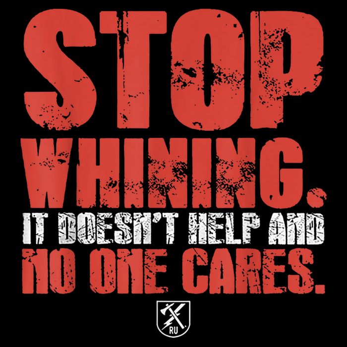 Stop Whining It Doesnt Help And No One Cares Flat Bill Trucker Hat