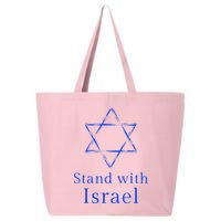 Stand With Israel! Support Israel 25L Jumbo Tote