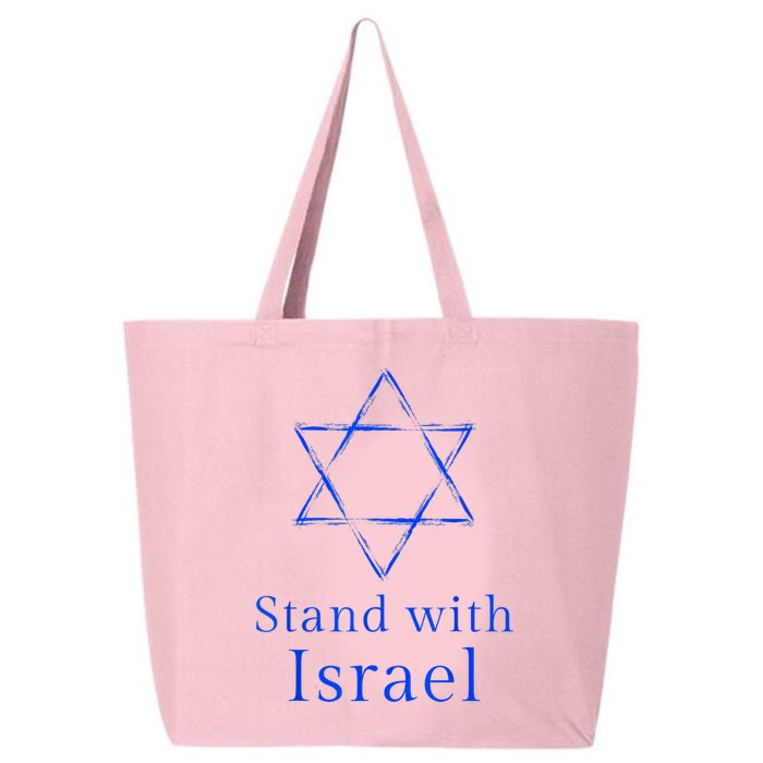 Stand With Israel! Support Israel 25L Jumbo Tote