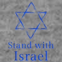 Stand With Israel! Support Israel 7-Panel Snapback Hat