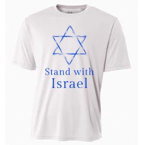 Stand With Israel! Support Israel Cooling Performance Crew T-Shirt