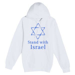 Stand With Israel! Support Israel Premium Pullover Hoodie