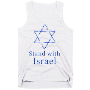 Stand With Israel! Support Israel Tank Top