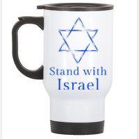 Stand With Israel! Support Israel Stainless Steel Travel Mug