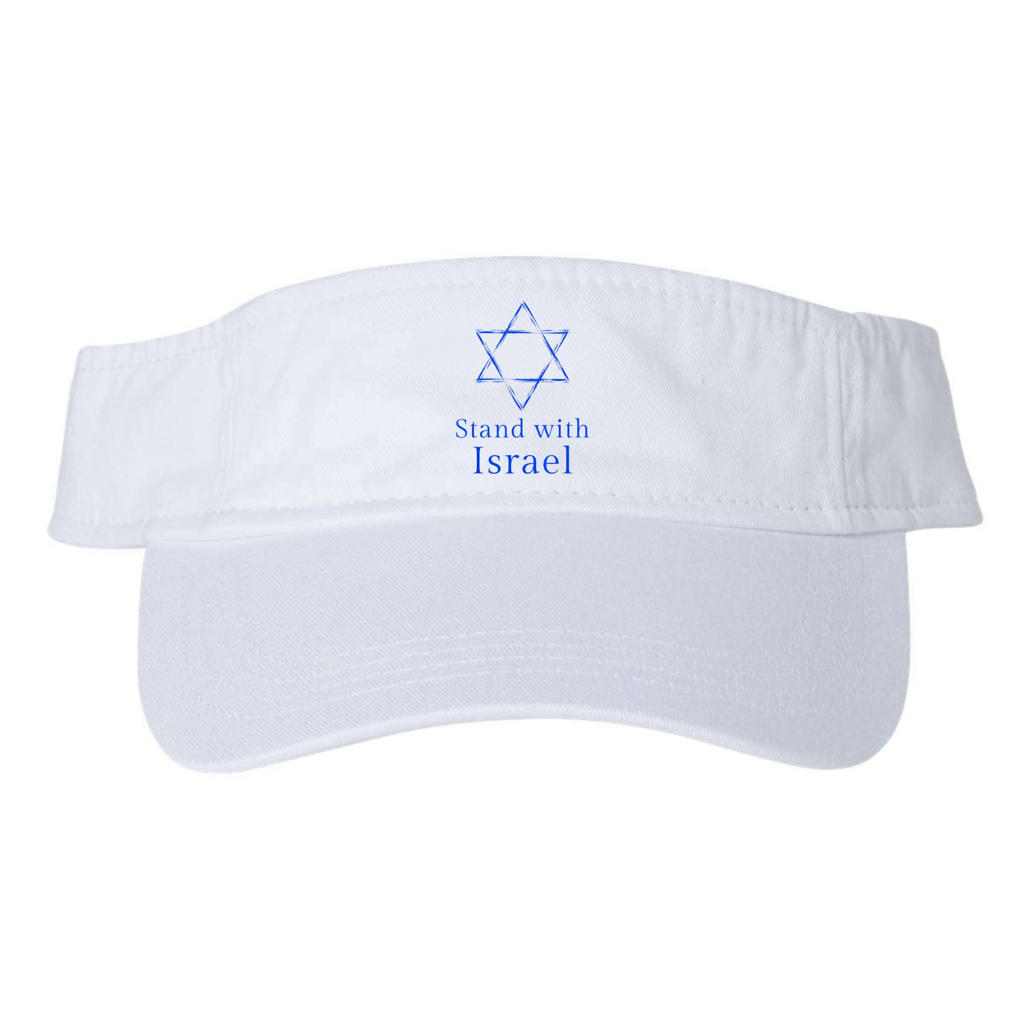Stand With Israel! Support Israel Visor