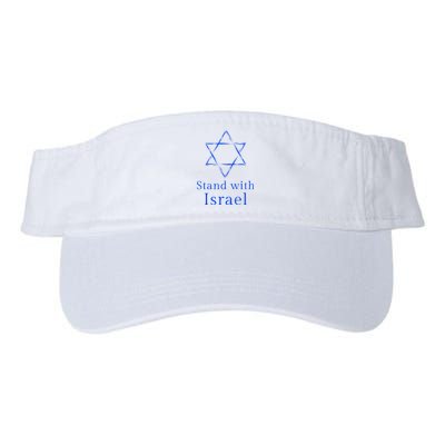 Stand With Israel! Support Israel Valucap Bio-Washed Visor