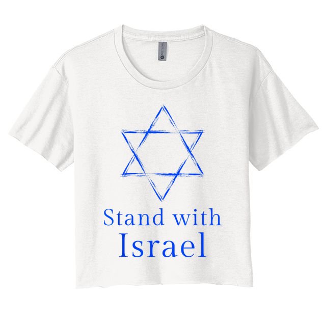 Stand With Israel! Support Israel Crop Top