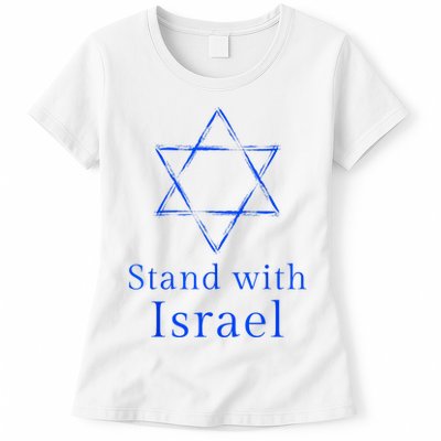 Stand With Israel! Support Israel Womens T-Shirt