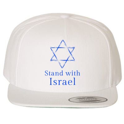 Stand With Israel! Support Israel Wool Snapback Cap