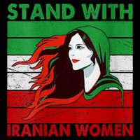 Stand With Iranian Women Iran Flag Retro Vintage Sweatshirt