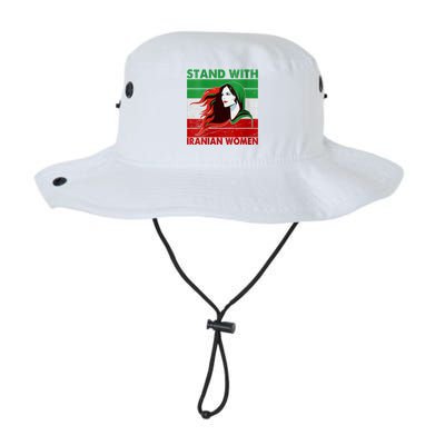 Stand With Iranian Women Iran Flag Retro Vintage Legacy Cool Fit Booney Bucket Hat