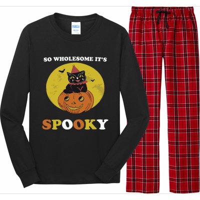 So Wholesome Its Spooky Long Sleeve Pajama Set