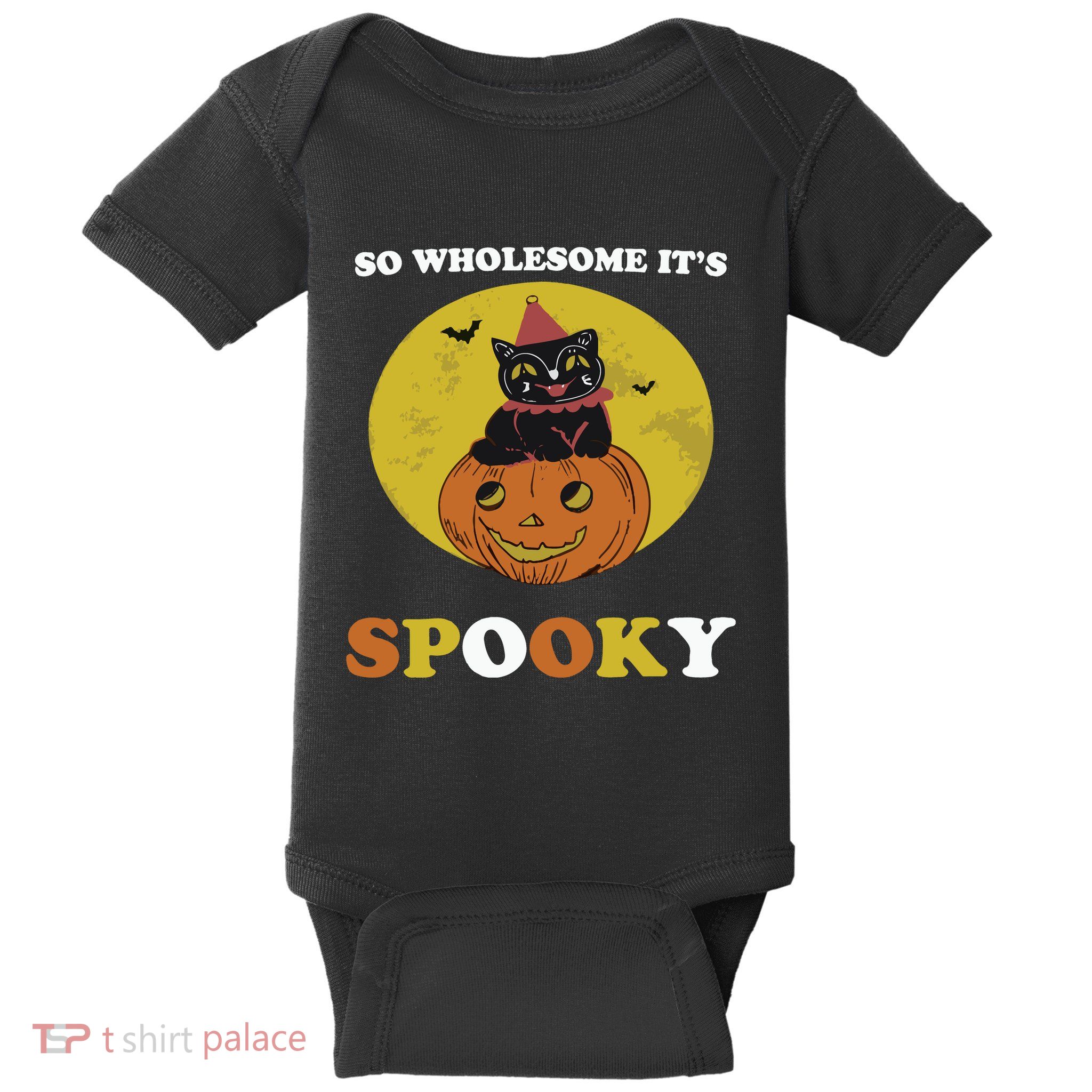 So Wholesome Its Spooky Baby Bodysuit