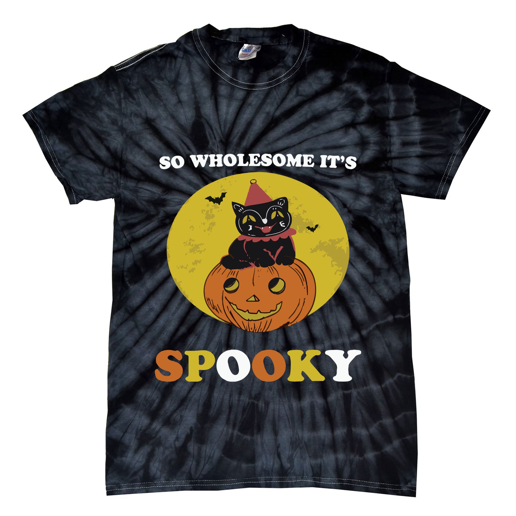 So Wholesome Its Spooky Tie-Dye T-Shirt