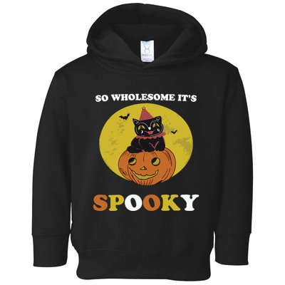 So Wholesome Its Spooky Toddler Hoodie