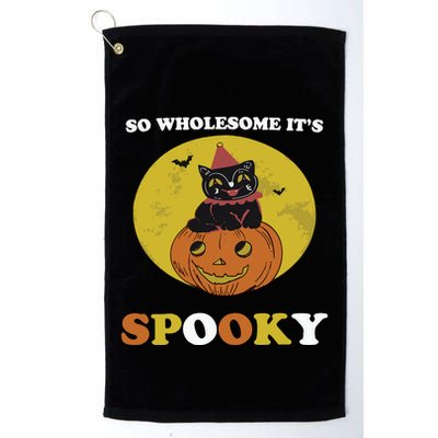 So Wholesome Its Spooky Golf Towel