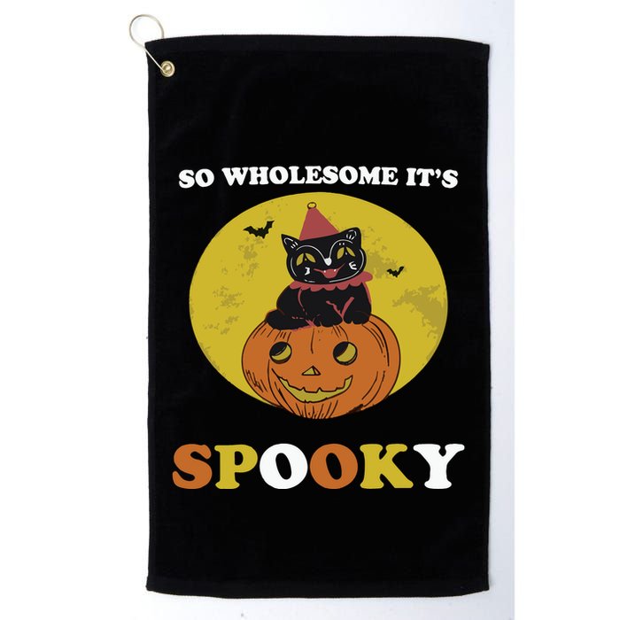 So Wholesome Its Spooky Golf Towel