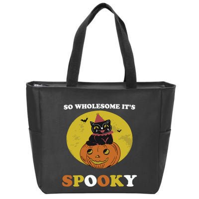 So Wholesome Its Spooky Zip Tote Bag