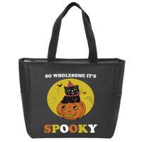 So Wholesome Its Spooky Zip Tote Bag
