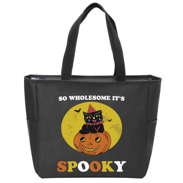 So Wholesome Its Spooky Zip Tote Bag
