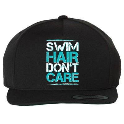 Swim Hair Don't Care Wool Snapback Cap