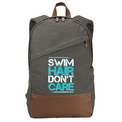 Swim Hair Don't Care Cotton Canvas Backpack