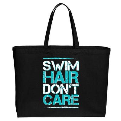 Swim Hair Don't Care Cotton Canvas Jumbo Tote