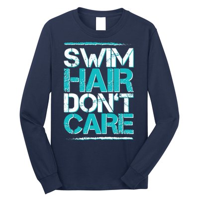 Swim Hair Don't Care Long Sleeve Shirt