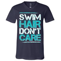 Swim Hair Don't Care V-Neck T-Shirt