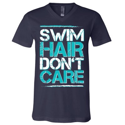 Swim Hair Don't Care V-Neck T-Shirt