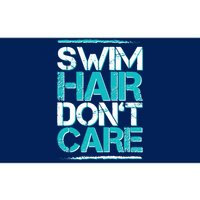 Swim Hair Don't Care Bumper Sticker