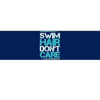 Swim Hair Don't Care Bumper Sticker