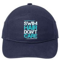 Swim Hair Don't Care 7-Panel Snapback Hat