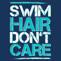 Swim Hair Don't Care 7-Panel Snapback Hat
