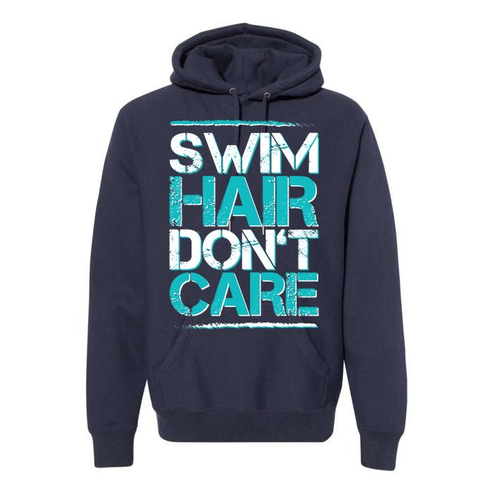 Swim Hair Don't Care Premium Hoodie