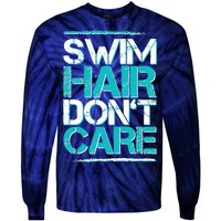 Swim Hair Don't Care Tie-Dye Long Sleeve Shirt