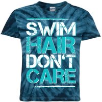 Swim Hair Don't Care Kids Tie-Dye T-Shirt