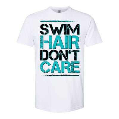 Swim Hair Don't Care Softstyle CVC T-Shirt