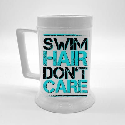 Swim Hair Don't Care Beer Stein