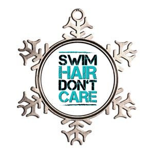 Swim Hair Don't Care Metallic Star Ornament