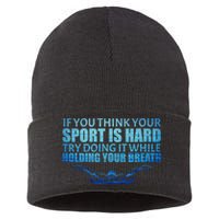 Swimming Is Hard Sustainable Knit Beanie