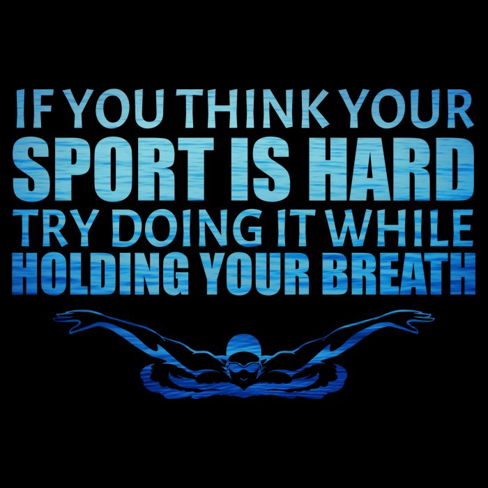 Swimming Is Hard Baby Bodysuit