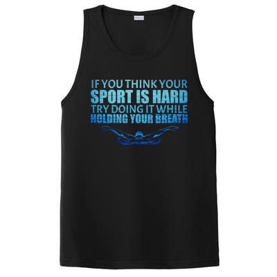 Swimming Is Hard PosiCharge Competitor Tank