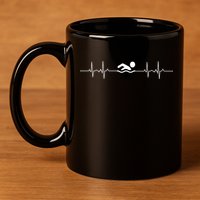 Swimming Is Life 11oz C Handle Ceramic Mug