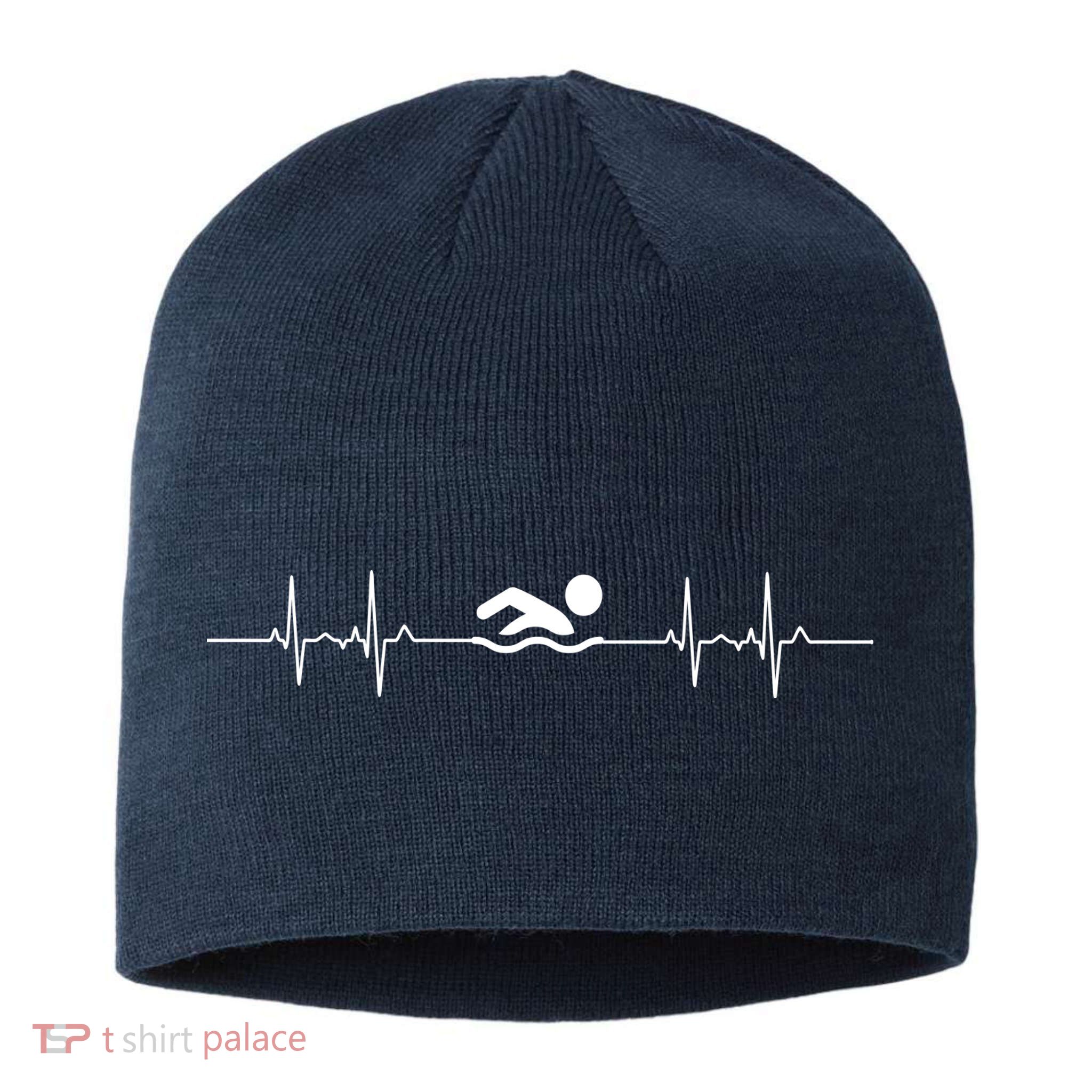 Swimming Is Life Sustainable Beanie