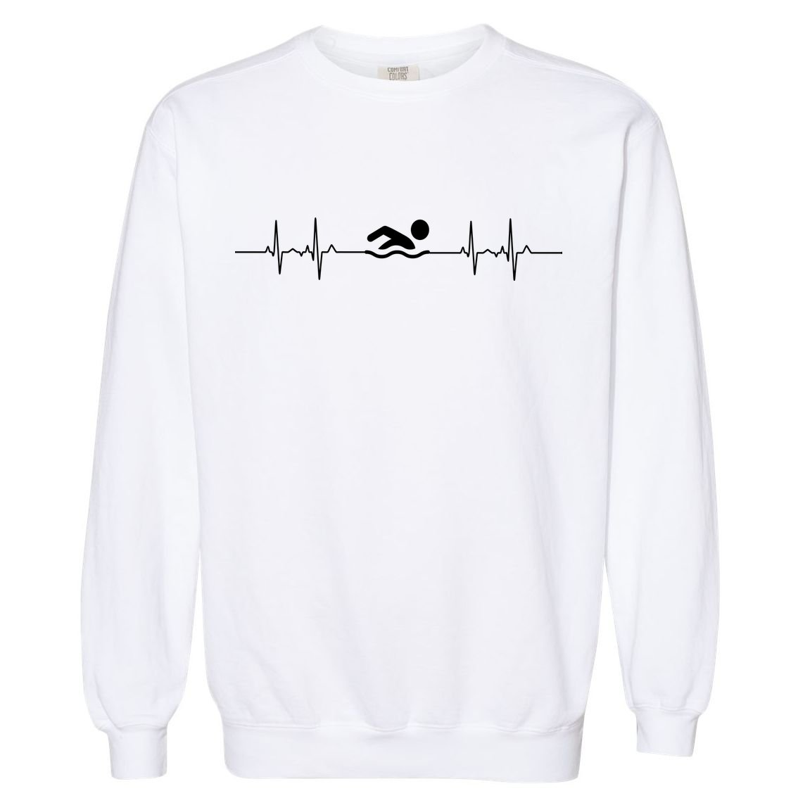 Swimming Is Life Garment-Dyed Sweatshirt