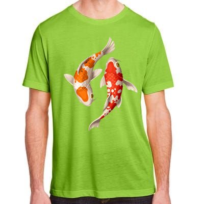 Swimming Koi Fishes Adult ChromaSoft Performance T-Shirt