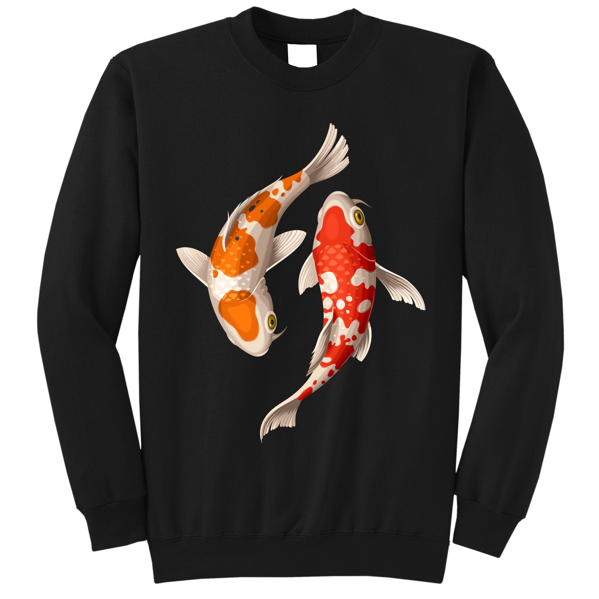 Swimming Koi Fishes Tall Sweatshirt