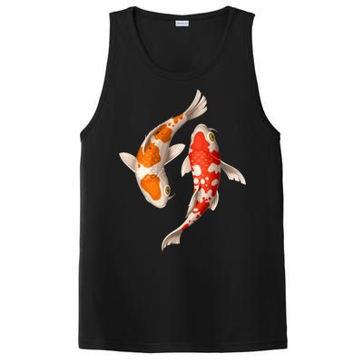 Swimming Koi Fishes PosiCharge Competitor Tank