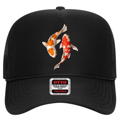 Swimming Koi Fishes Trucker Hat